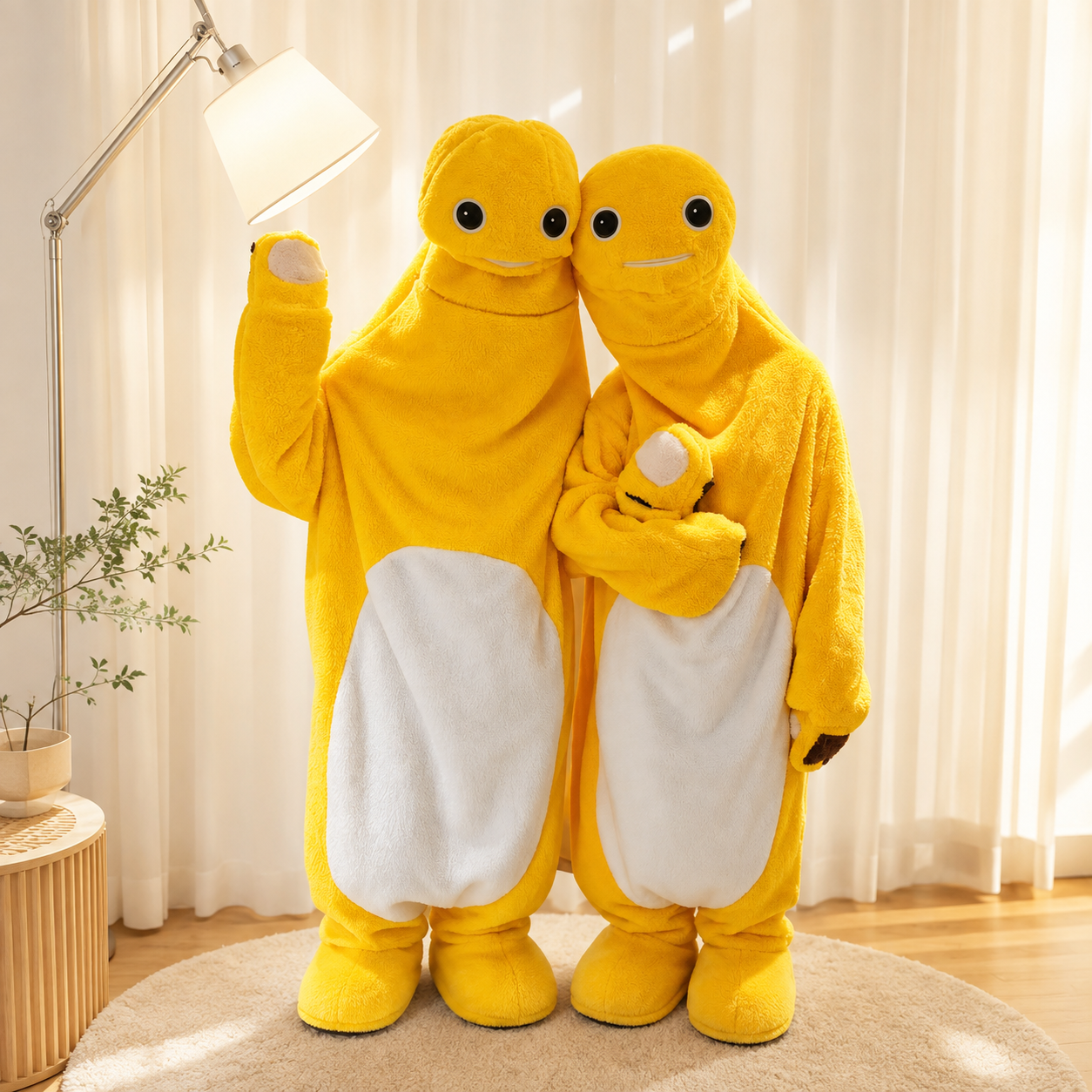Goofy Yellow Blob Plush Onesie 💛