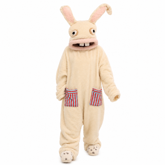 Goofy Bunny Plush Onesie 🐰