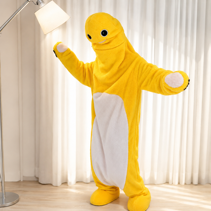 Goofy Yellow Blob Plush Onesie 💛