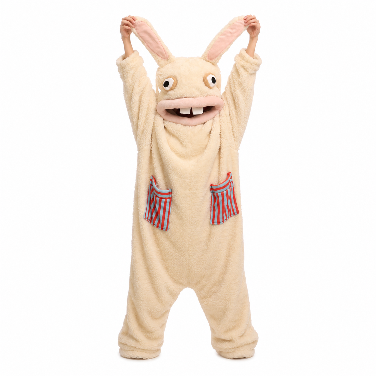 Goofy Bunny Plush Onesie 🐰