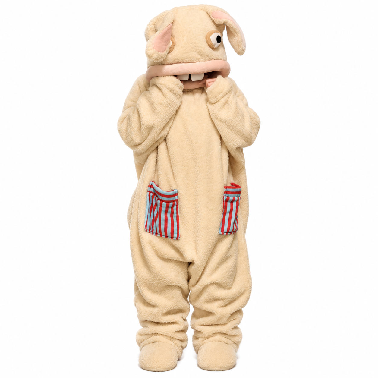 Goofy Bunny Plush Onesie 🐰