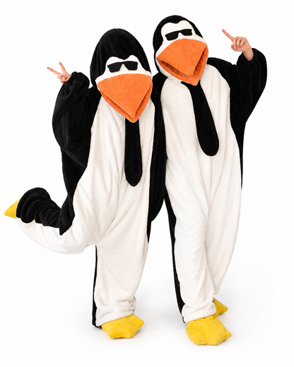 Goofy Penguin Plush Onesie 🐧