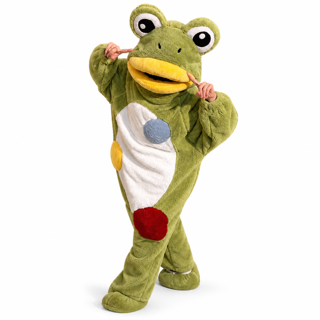 Goofy Frog Plush Onesie 🐸