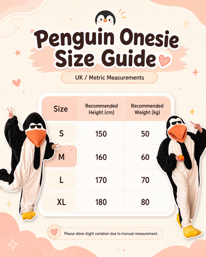 Goofy Penguin Plush Onesie 🐧